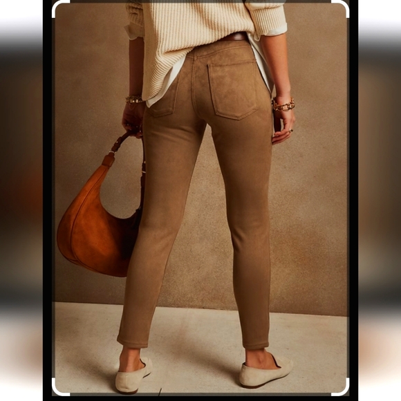 Banana Republic Faux Suede Skinny High Rise - Picture 2 of 7